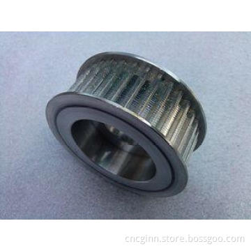 Aluminium Alloy Synchronous Belt Gear Wheel / Custom Precis